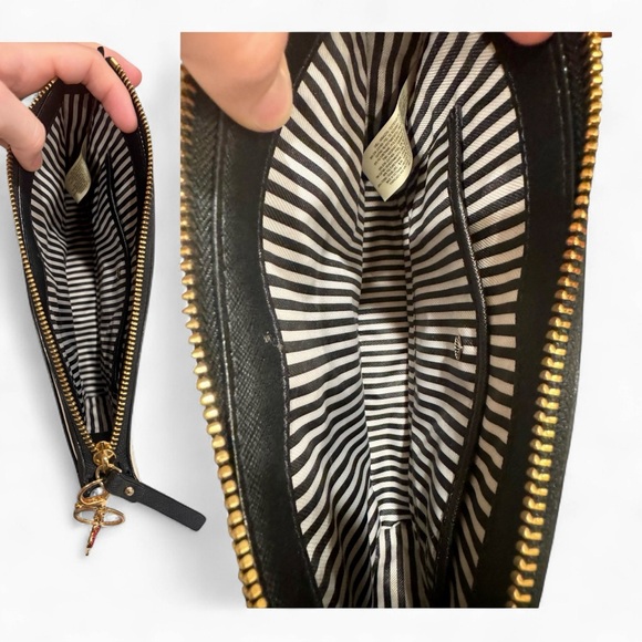 Kate Spade Clutch Shoulder Bag with Charm Chain and Dusty - Picture 5 of 8